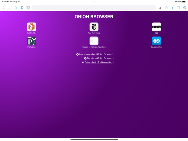 ‎Onion Browser Capture d'écran