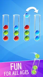 ball sort: color sort puzzle iphone screenshot 1