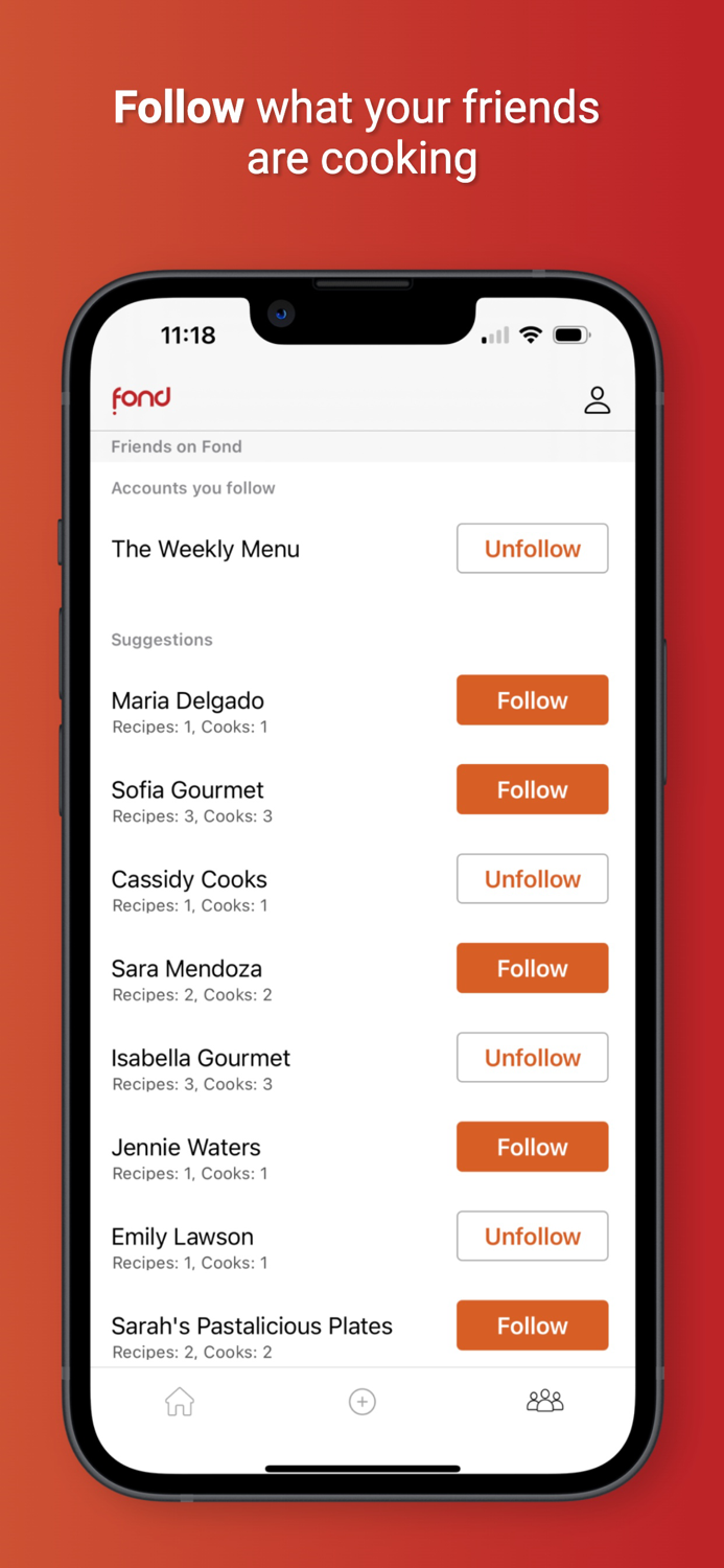 Fond - Streaming Recipes