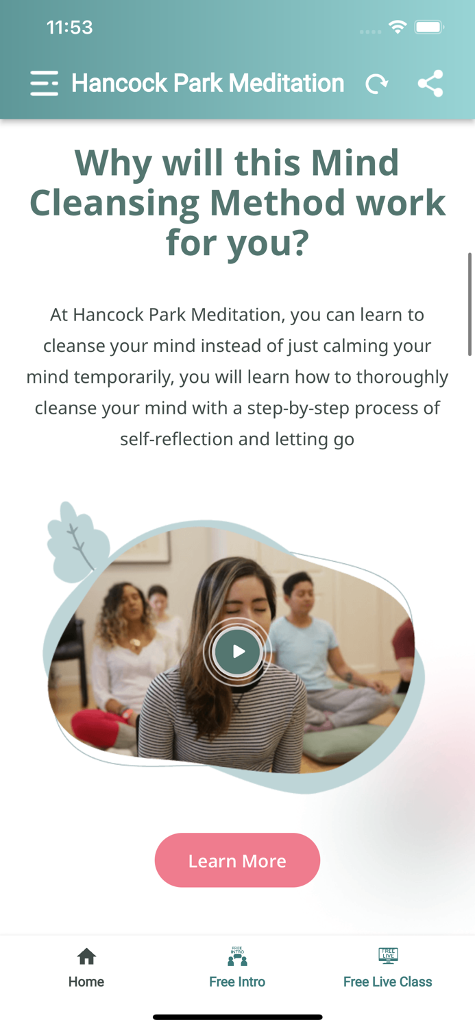 HP Meditation Live Zoom Class