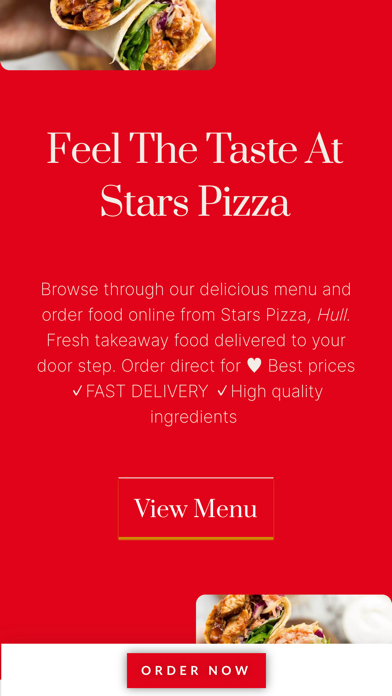 Stars Pizza Sutton Screenshot