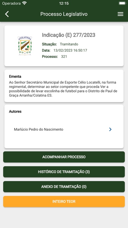 Câmara Municipal de Colatina screenshot-3