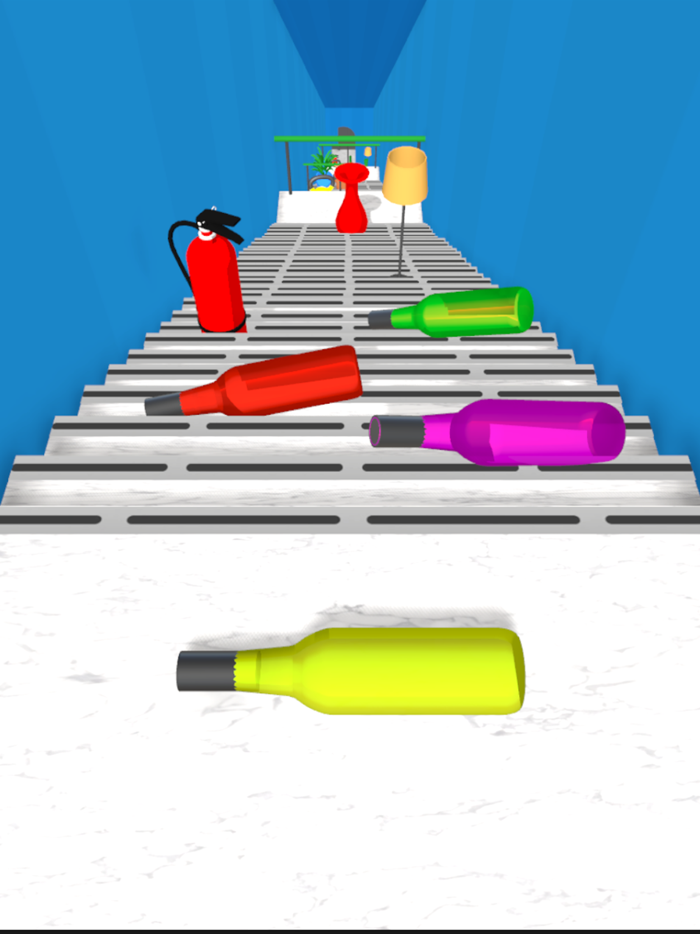 Bottle On Stairs - ASMR 3D