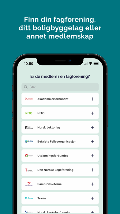 Fordel-appen Screenshot