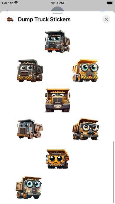 Screenshot #3 pour Dump Truck Stickers