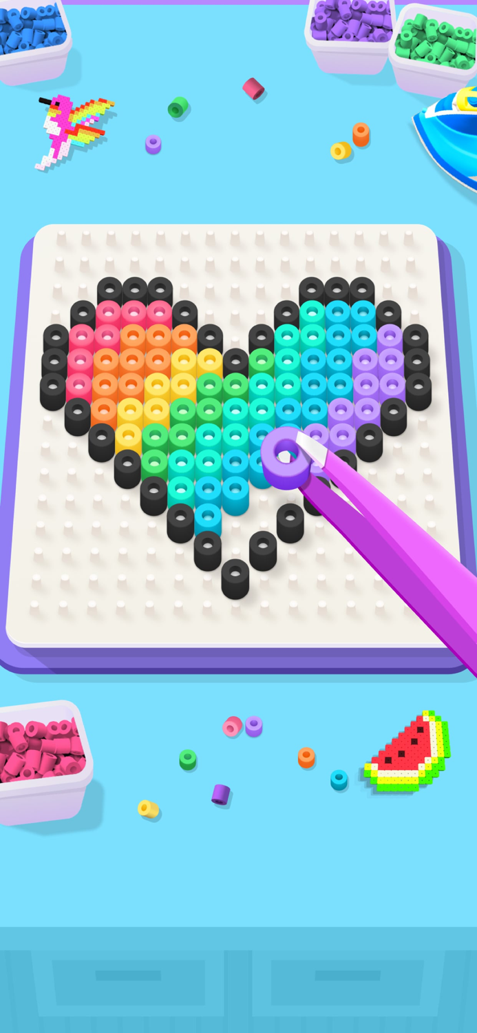 Bead Art Coloring Games