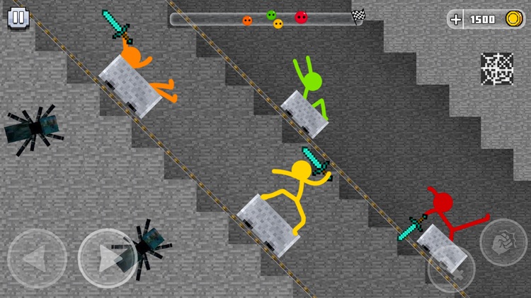 Stickman Parkour Race & Jump