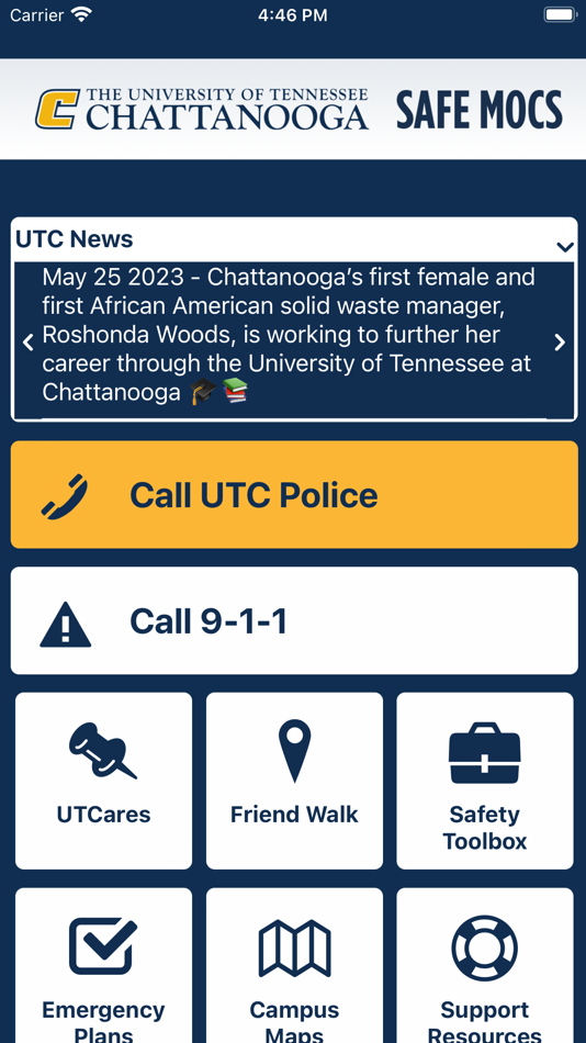 #1. Safe Mocs (iOS) 由: University of Tennessee