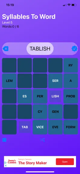 Game screenshot Syllables to word hack