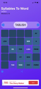 Syllables to word screenshot #3 for iPhone