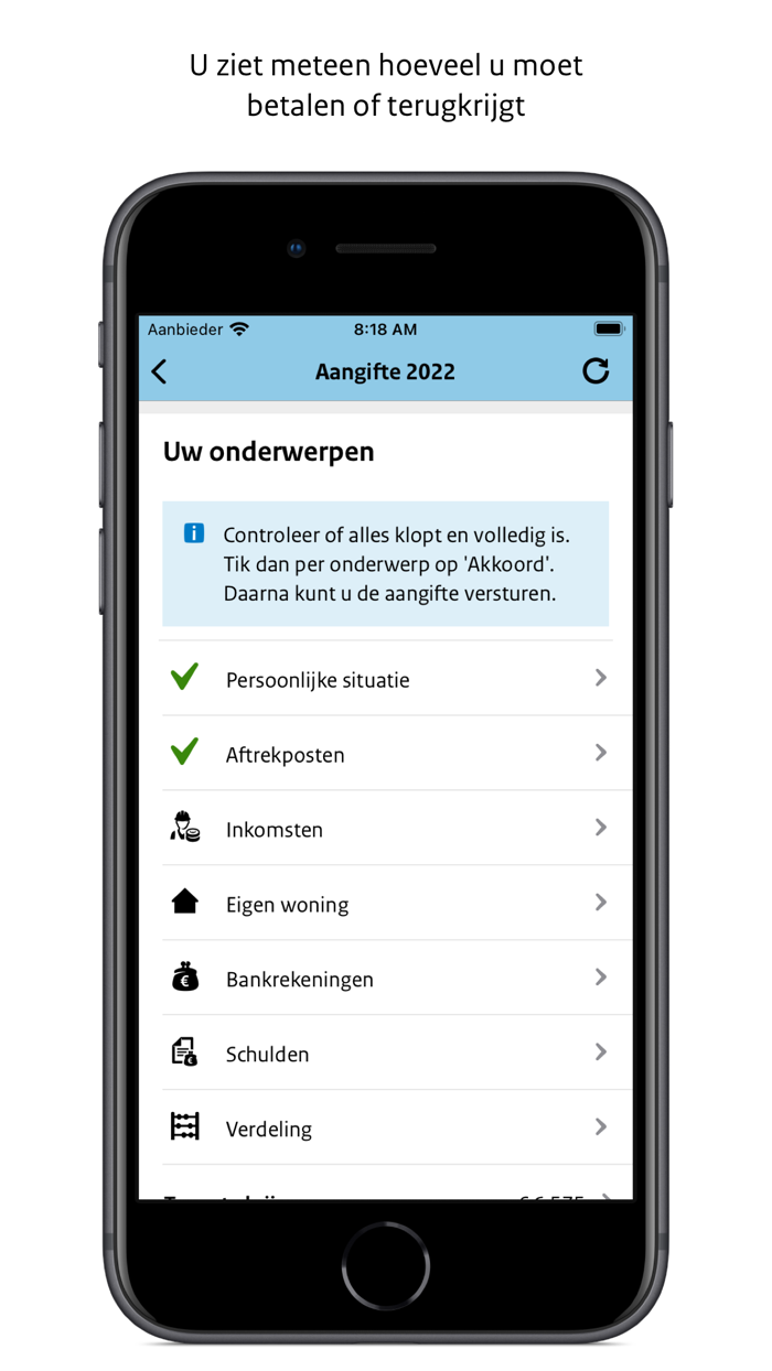 Aangifte Inkomstenbelasting