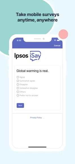 Game screenshot Ipsos iSay hack