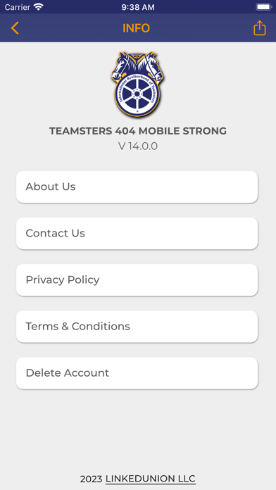 Teamsters 404 Screenshot