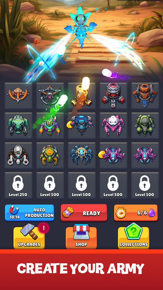 #4. Merge Mecha - Robot Empire (iOS) 由: Bohdan Savchenko
