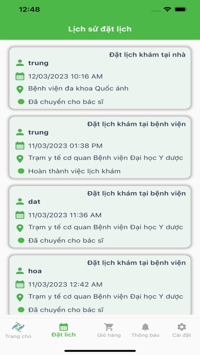 ESM Health Care Screenshot