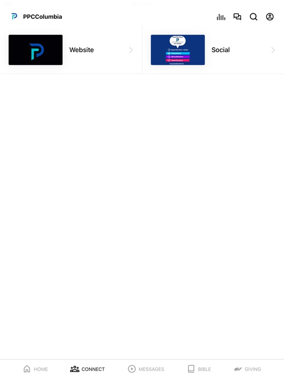 Purpose Place Church Columbia iPad screenshot 2 - Education app