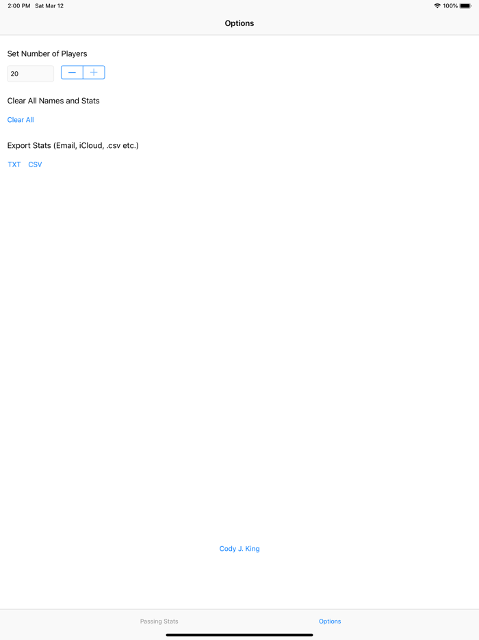 Volleyball Passing Stats