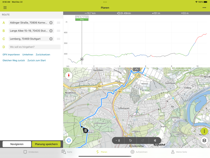 Unterwegs im Naturschutzgebiet