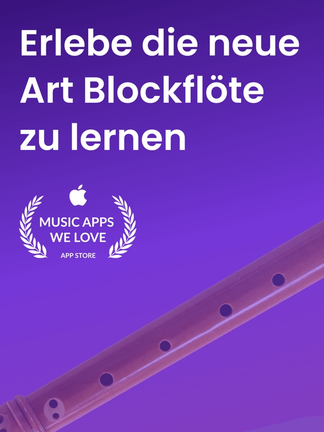 Blockflöte lernen - tonestro im App Store