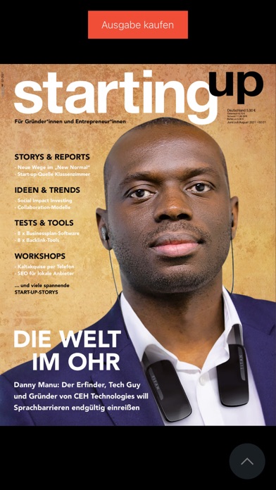 StartingUp Magazin Screenshot
