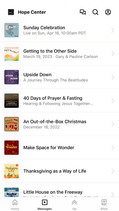 Hope Center Covenant Church Screenshot