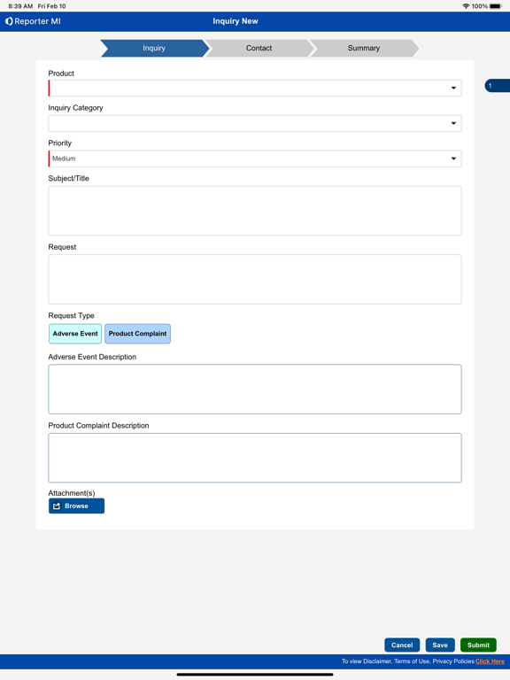 Screenshot #6 pour LifeSphere Reporter-MI