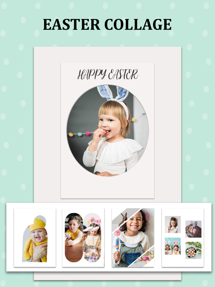 Easter Photo collage Frame Ap