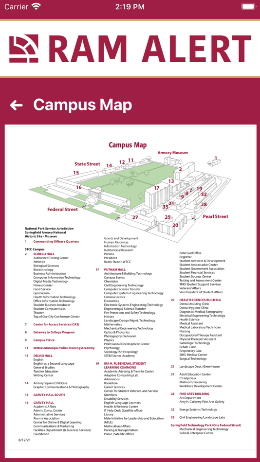 #7. RAM ALERT (iOS) 由: SPRINGFIELD TECHNICAL COMMUNITY COLLEGE