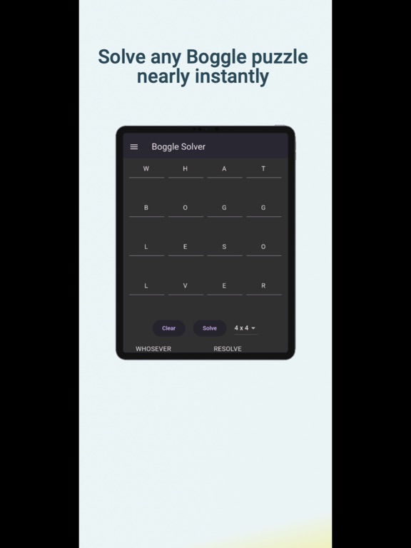 Screenshot #4 pour Word Shuffle Puzzle Solver