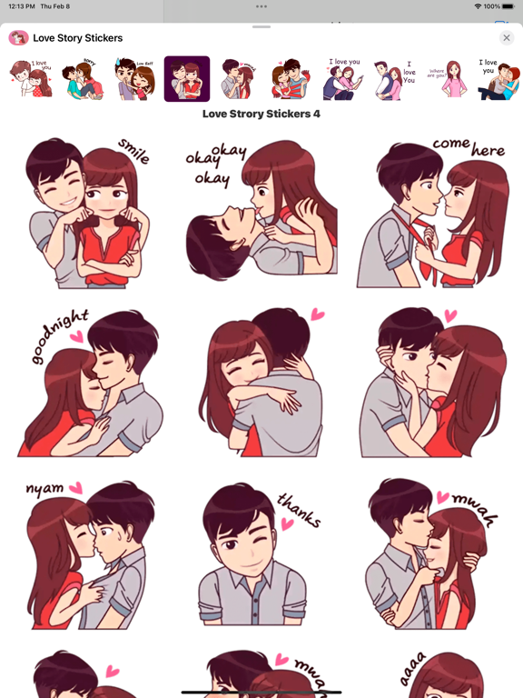 Screenshot #5 pour Love Story Stickers - Romantic