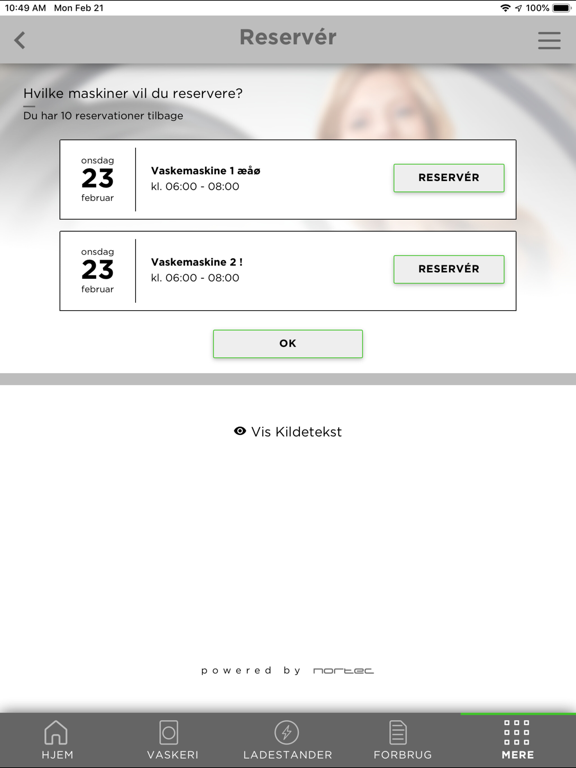 Screenshot #5 pour e-vaskeri