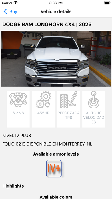 TPS Armoring Screenshot