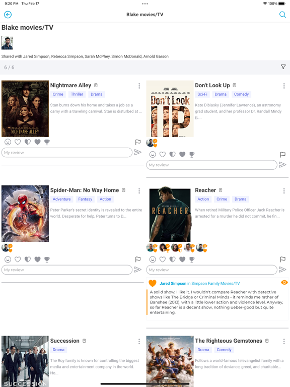 Collony iPad screenshot 5 - Entertainment app