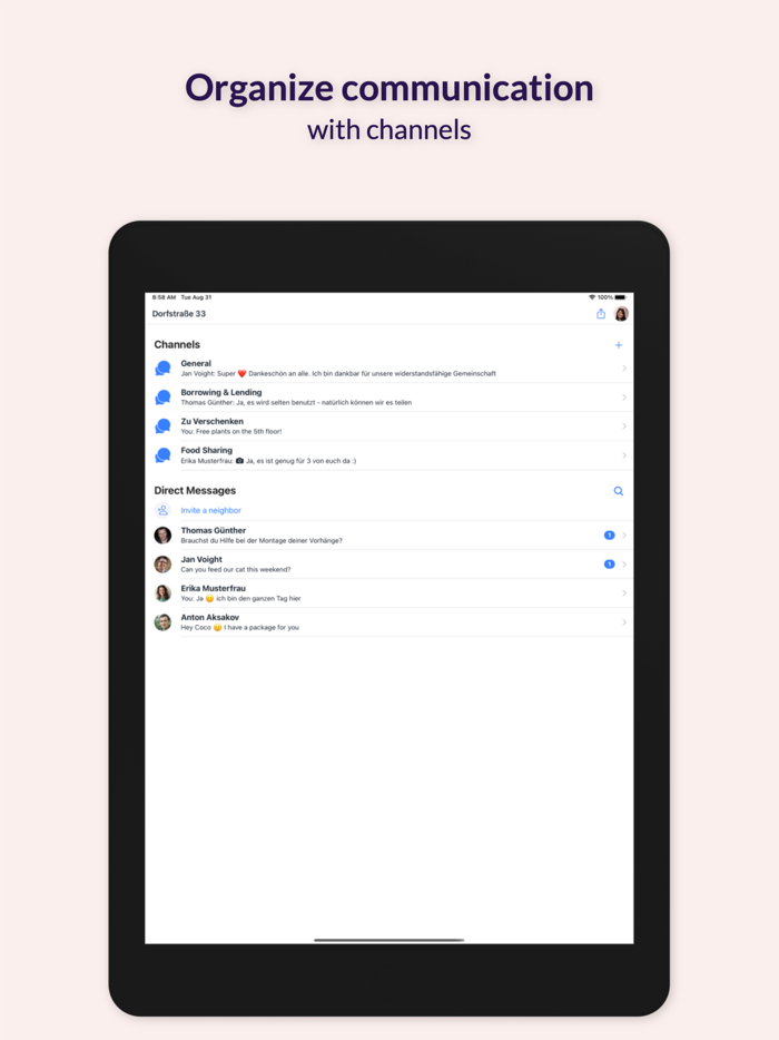 Connected Living Messenger
