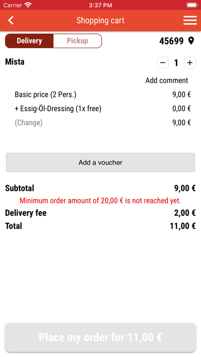 Pizza Ninas Recklinghausen Screenshot