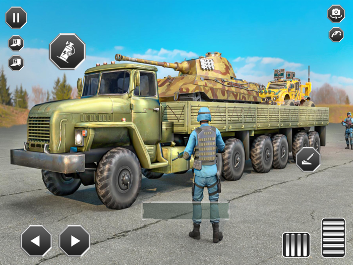 Military Truck Transport Games
