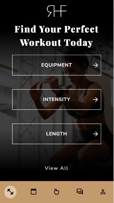 Rachel Homer Fitness & Recipes Screenshot
