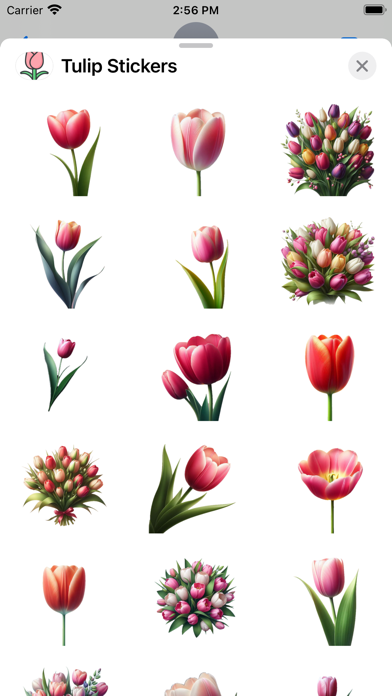 Screenshot #2 pour Tulip Stickers