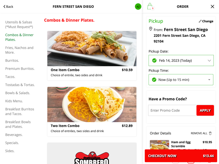 Sombrero Mexican Food