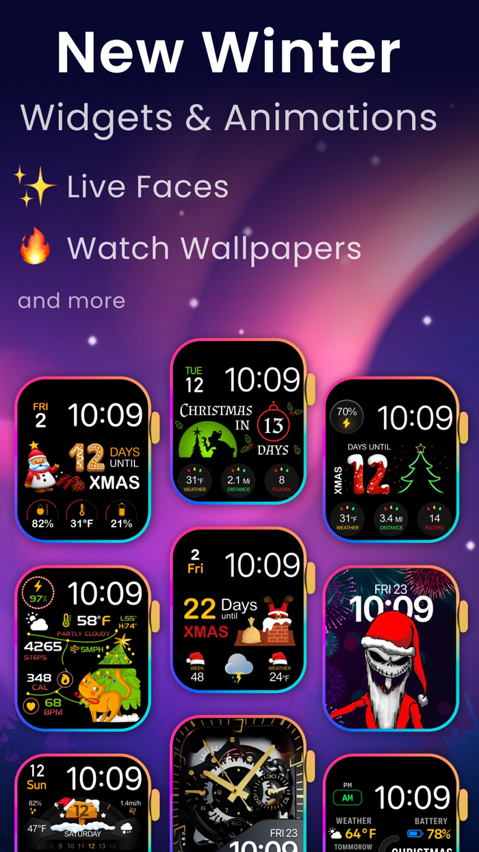Watch Faces Gallery 1