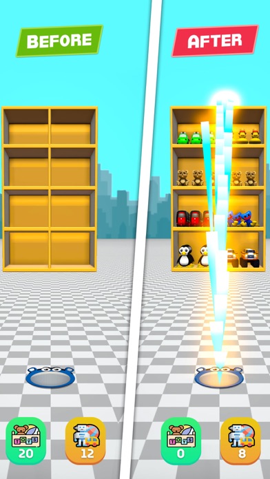 Toys Hoarder  Hole n Fill Game Screenshot