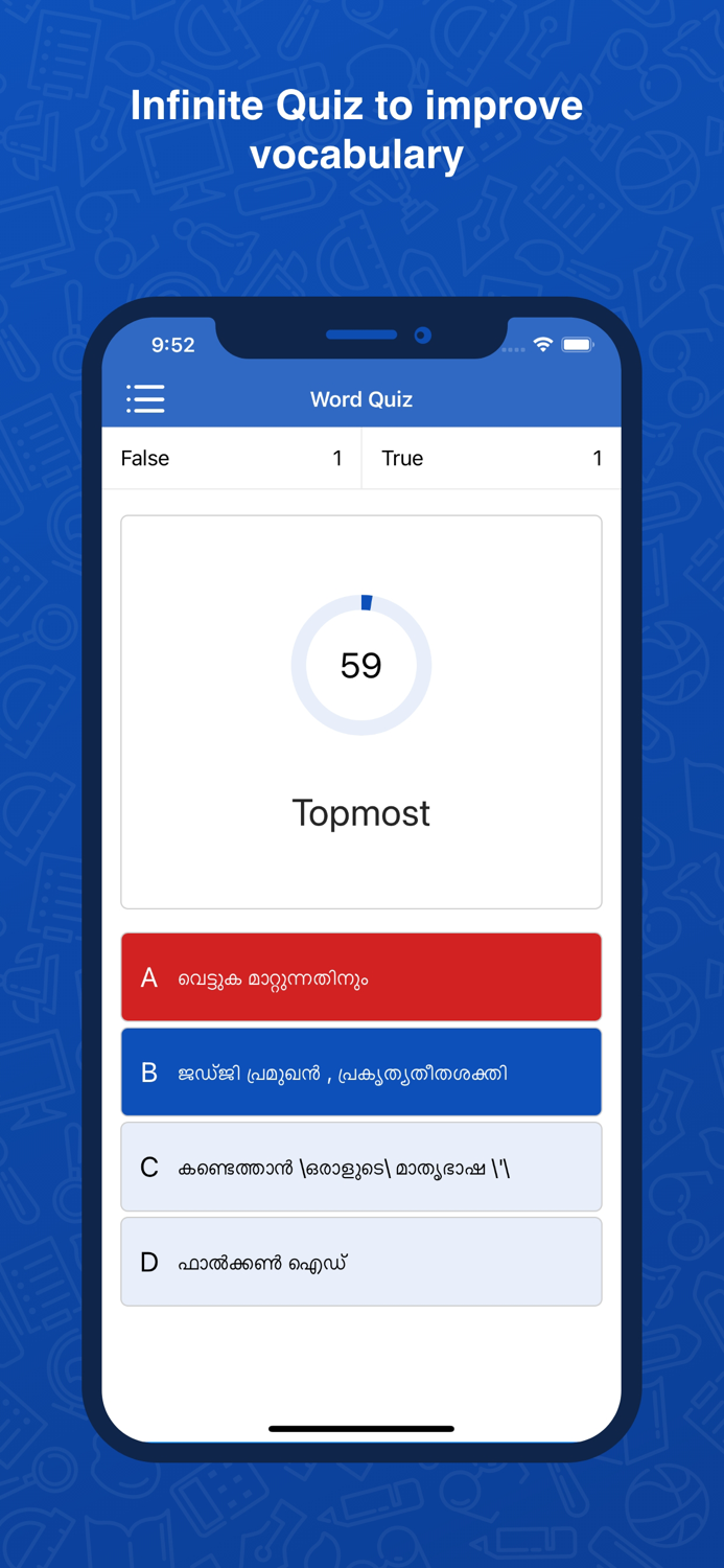Malayalam Dictonary Translator