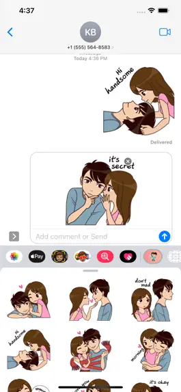 Game screenshot Love Couple-Download WASticker apk