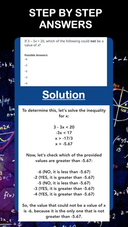 Scan Math Problems - Pi