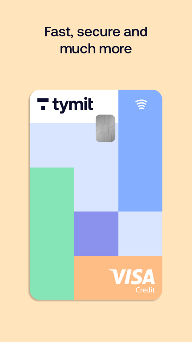 Tymit Credit Card Screenshot
