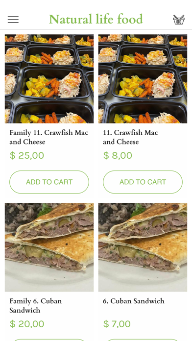 natural life food Screenshot