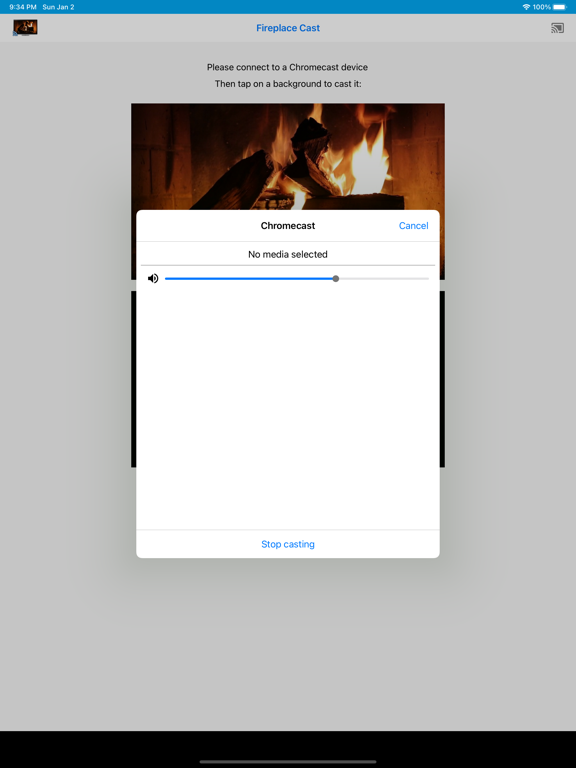 Screenshot #6 pour Fireplace on TV for Chromecast