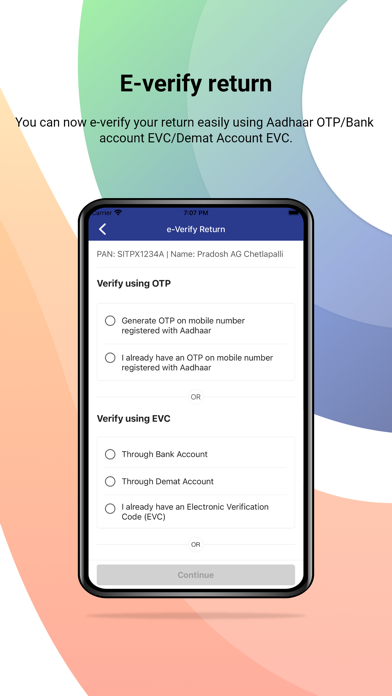 My I-tax Screenshot