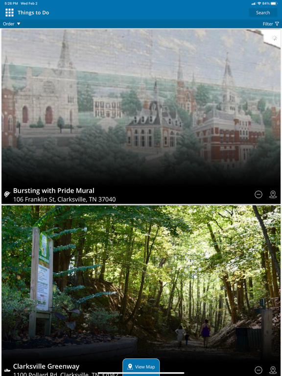 Visit Clarksville TN iPad screenshot 4 - Travel app