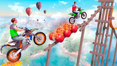 Dirt Bike Stunt Unchained Race Screenshot